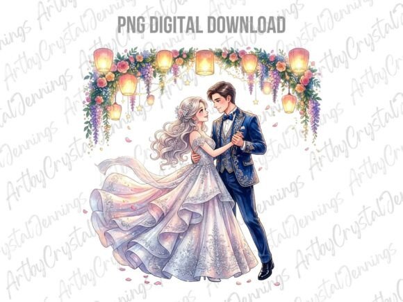 Anime Wedding Couple PNG Clipart: Your Next Creative Asset