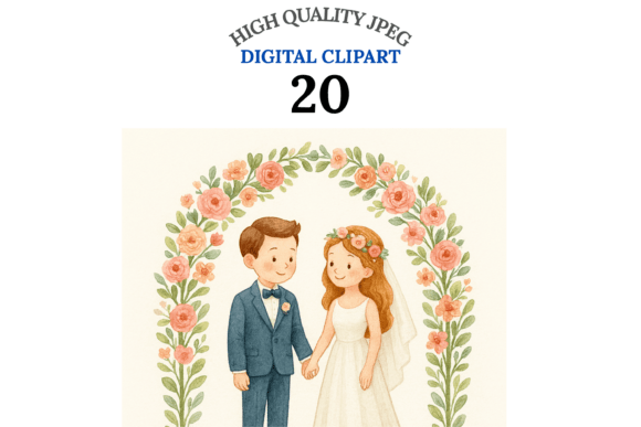 Bring Wedding Magic to Life with This Versatile Clipart Set