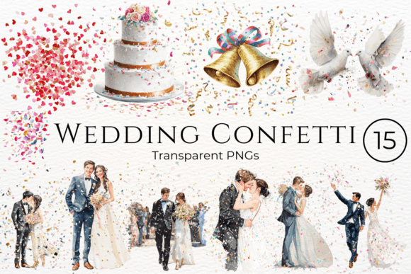 Celebrate in Style: Creative Uses for Watercolor Confetti Clipart