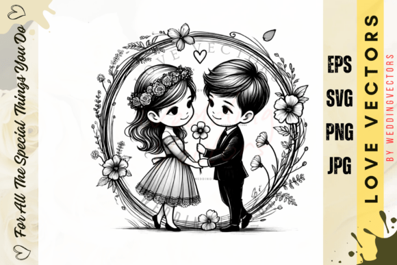 Designing with Heart: The C3118 Wedding Vector Collection