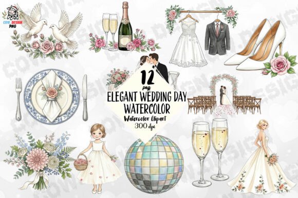 Elegant Wedding Day PNG: Your Complete Design Asset Guide