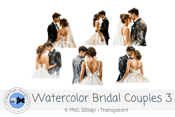 Watercolor PNG Wedding Bridal Couples: A Designer's Guide