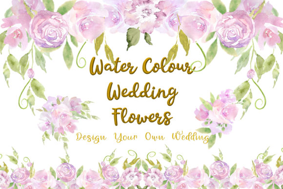 Watercolour Wedding Flowers: A Versatile Clipart Kit for Creatives